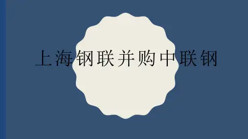 上海钢联并购中联钢