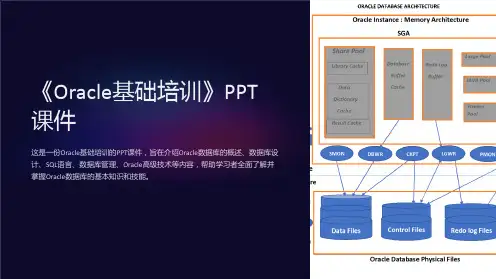 《oracle基础培训》课件