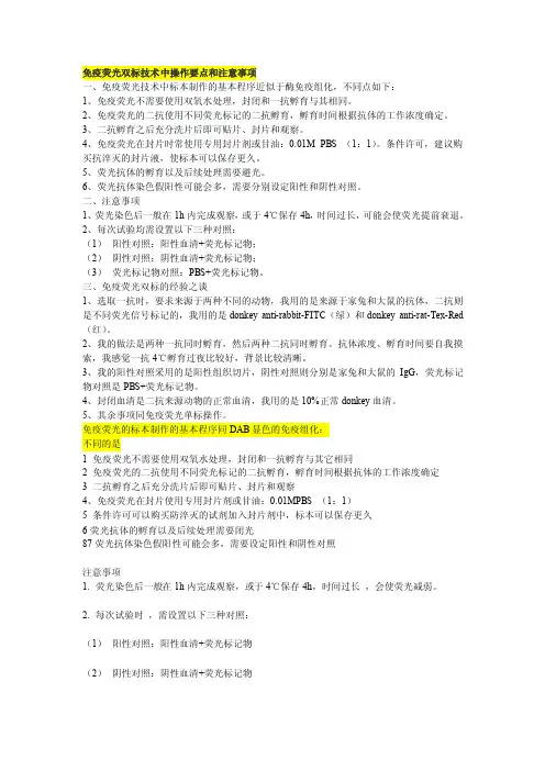 免疫荧光技术