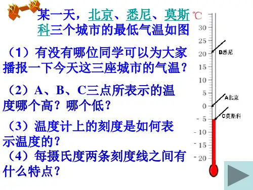 浙教版七年级上册数学课件：1.3数轴