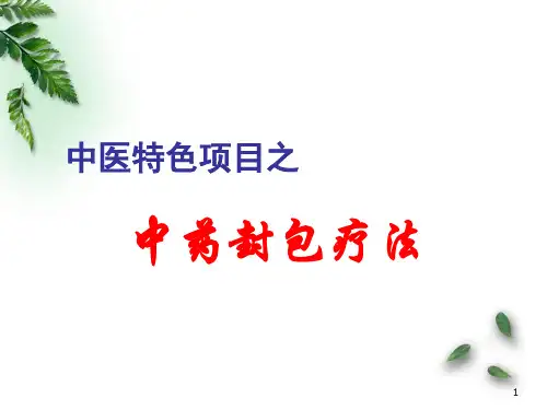 中药封包疗法幻灯片课件