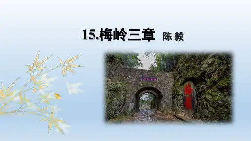 第15课《梅岭三章》课件