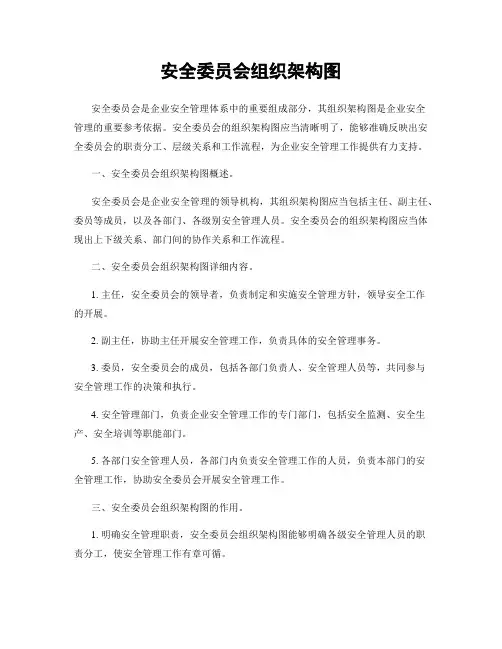 安全委员会组织架构图