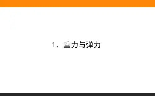 3.1 重力与弹力—2020-2021人教版(2019)新教材 高中物理必修第一册课件(共57张PPT)