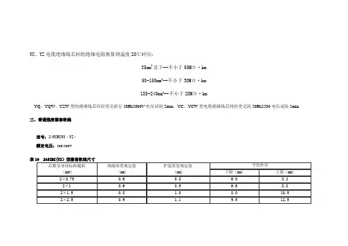 YZ、YC参数