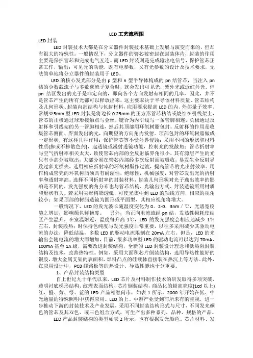 LED工艺流程图(简单介绍)
