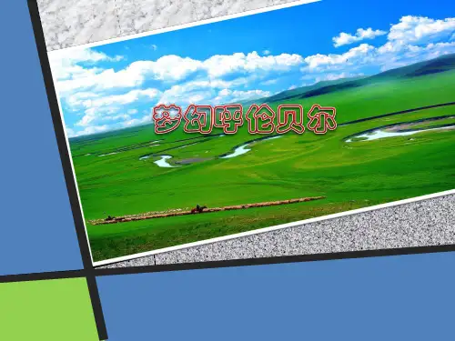 美丽的呼伦贝尔大草原PPT课件