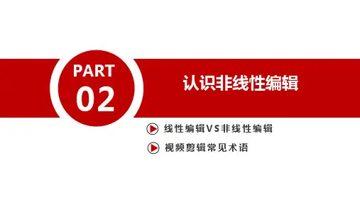 《影视后期编辑》课件——01.认识非线性编辑