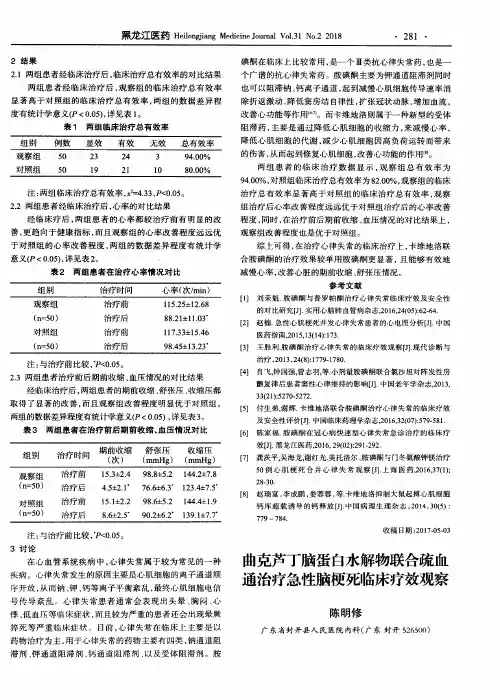 曲克芦丁脑蛋白水解物联合疏血通治疗急性脑梗死临床疗效观察