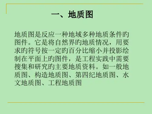 地质图专业知识