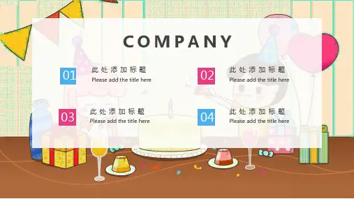 生日快乐活动策划ppt模板课件