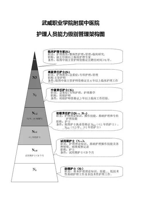 护理人员能力分级