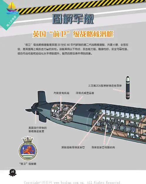 图解军舰 英国“前卫”级战略核潜艇