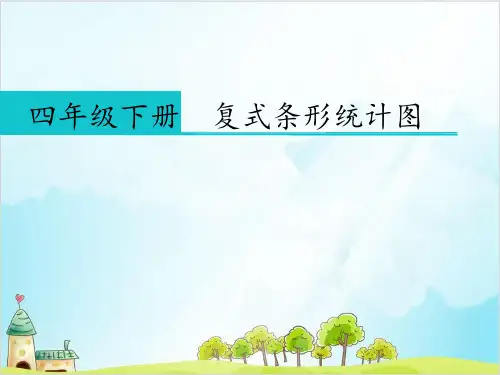 人教版四年级下册数学-复式条形统计图实用课件
