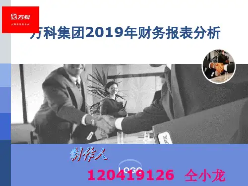 万科集团财务报表分析共24页