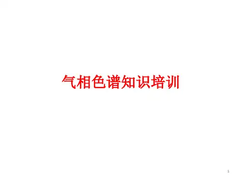 气相色谱知识培训
