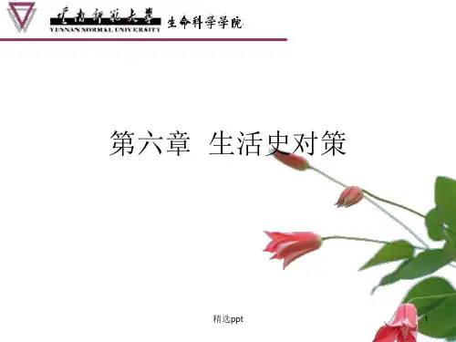 《生活史对策》PPT课件