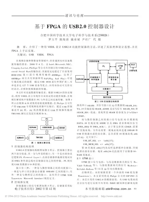基于FPGA的USB2_0控制器设计
