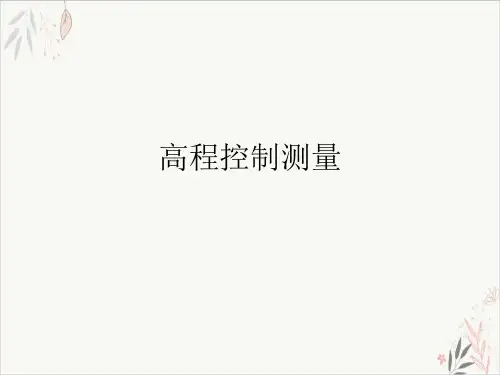 高程控制测量课件PPT