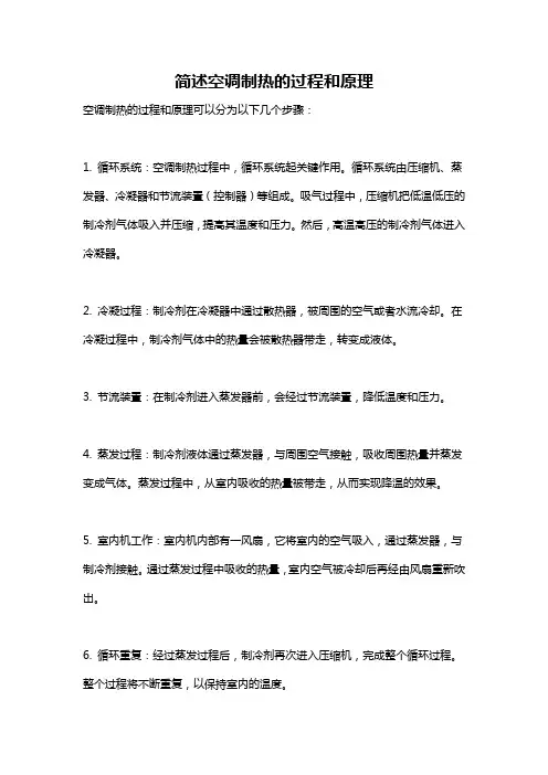 简述空调制热的过程和原理