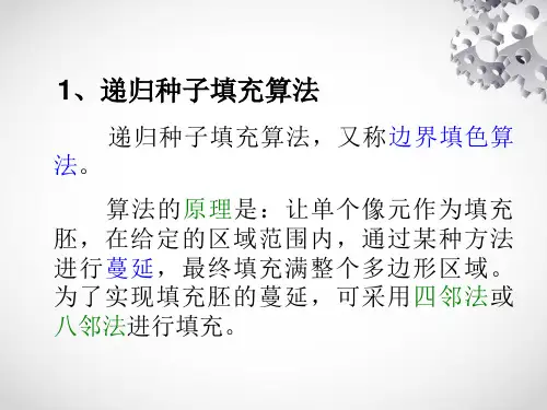 区域填充算法