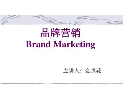 第一章 品牌概述.