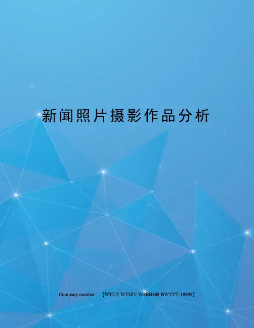 新闻照片摄影作品分析