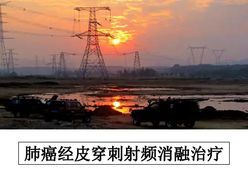 【精编】肺癌经皮穿刺射频消融治疗PPT课件