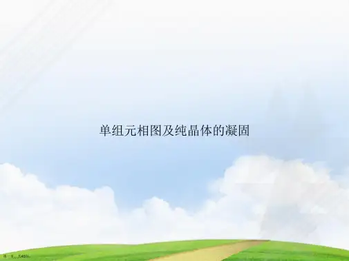 单组元相图及纯晶体的凝固讲课文档