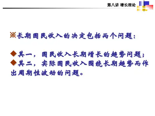 经济增长理论