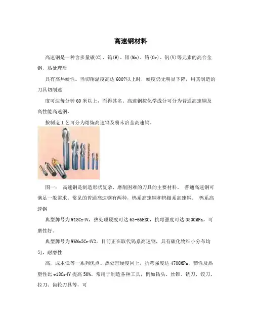 高速钢材料