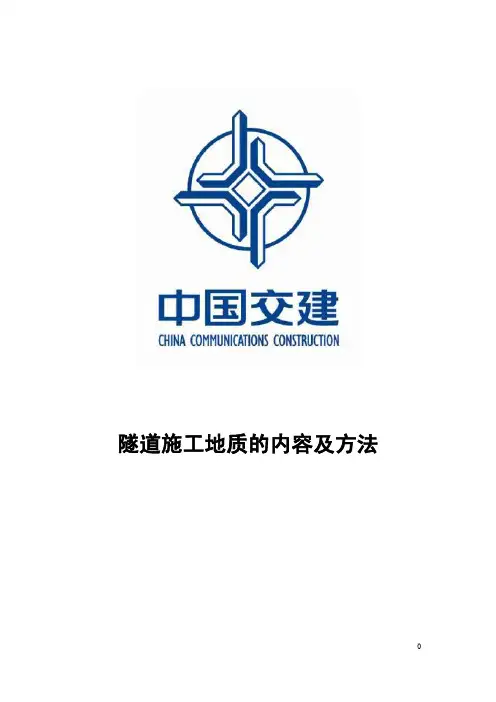 隧道施工地质的内容及方法 (1)