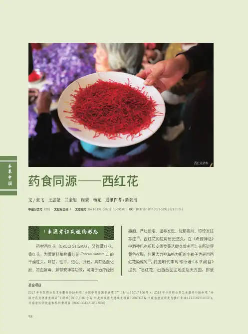 药食同源——西红花