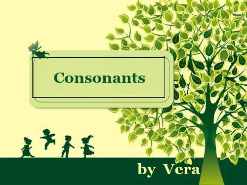 Consonants(辅音)精品PPT课件