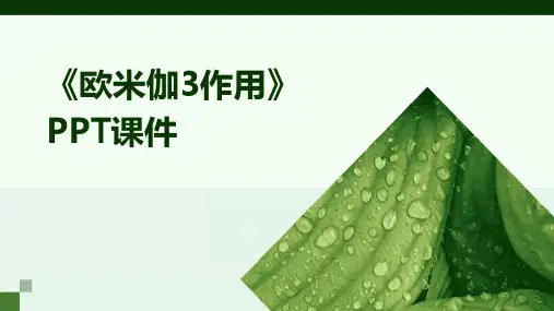 《欧米伽3作用》课件