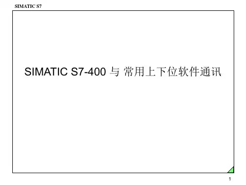 S7-300和上位机的通讯的设置