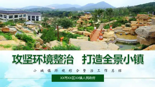 攻坚环境整治打造美丽乡村PPT课件资料