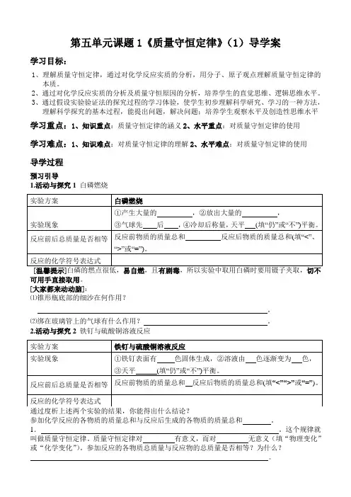 铁钉与硫酸铜溶液反应