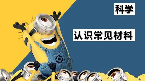 苏教版科学小学二年级下册1.认识常见材料 教学课件