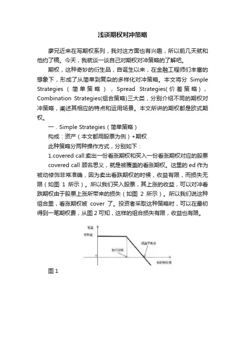 浅谈期权对冲策略