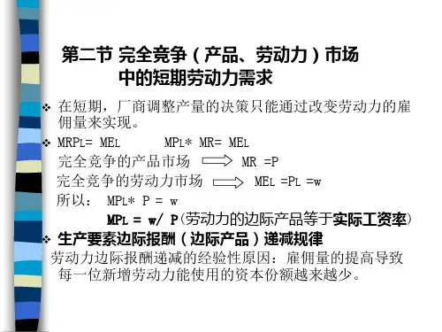 劳动经济学第二章