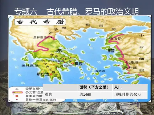 【人民版】高中历史卓尔不群的雅典优质课PPT1