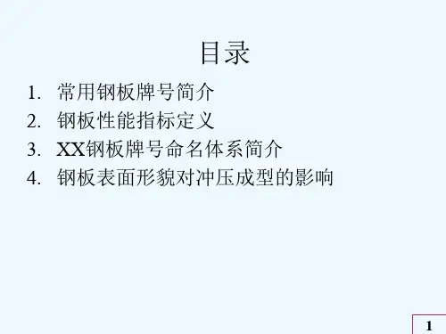钢板生产工艺流程PPT(29张)