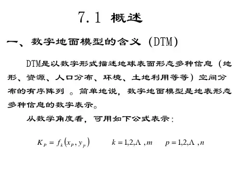 数字高程模型及其应用