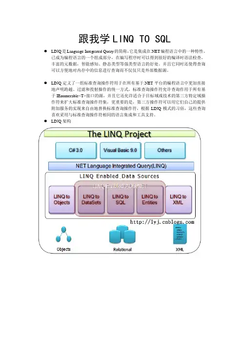 LINQ入门教程