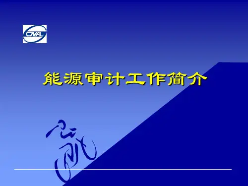 能源审计课件共27页