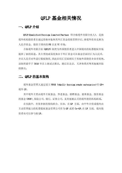 QFLP基金操作实务干货