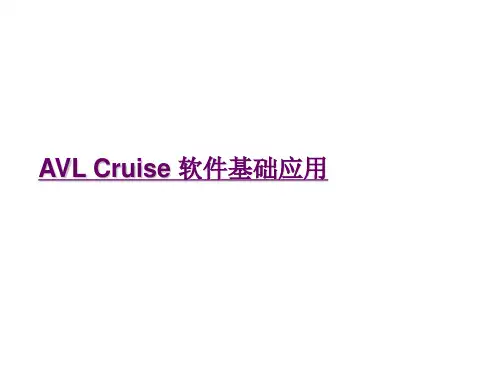 AVL Cruise 软件基础应用指导