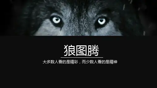 《狼图腾》赏析