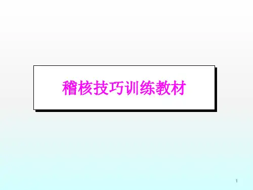 ISO体系稽核技巧ppt课件